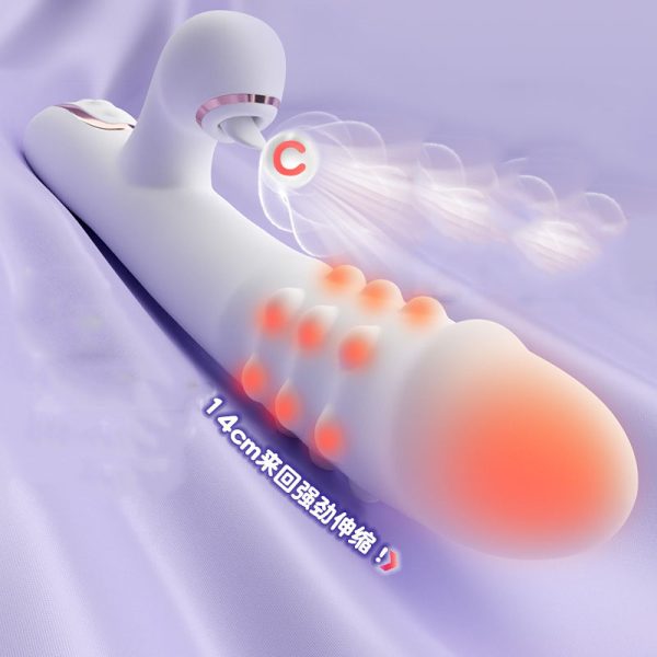 Soft Silicone Dual Action Rabbit Massager Quiet Discreet Packaging Intimate Wellness Tool